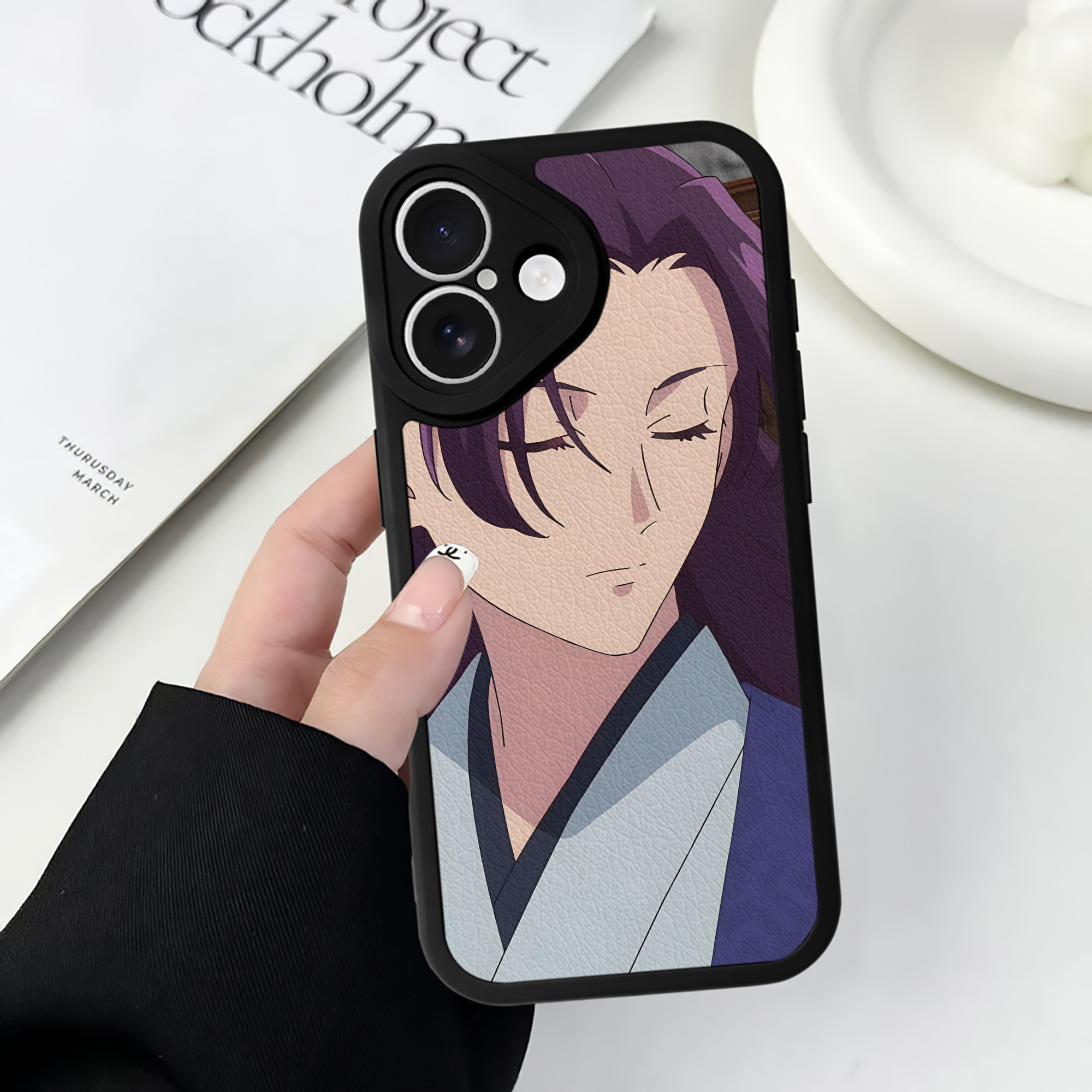 薬屋のひとりごと The Apothecary Diaries 【iPhone 16シリーズ対応】シリコンスマホケース（レザー調） 材質：シリコン